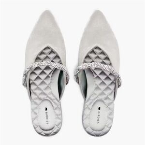 BIRDIES‎ THE SWAN SNOW CRYSTAL SILVER SLIDE 10.5